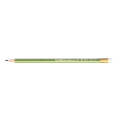Bleistift STABILO GREENgraph, 6004/HB, grün, k.A., HB