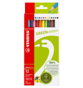 Farbstift GREENcolors sortiert 12er-Karton