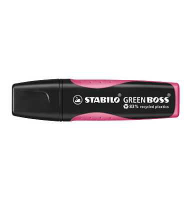 Textmarker GREEN BOSS, 6070/56, pink, 2-5mm Keilspitze