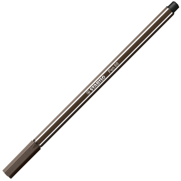 4006381333436 - Faserschreiber Pen 68 65 1mm umbra 4006381333436 Stabilo