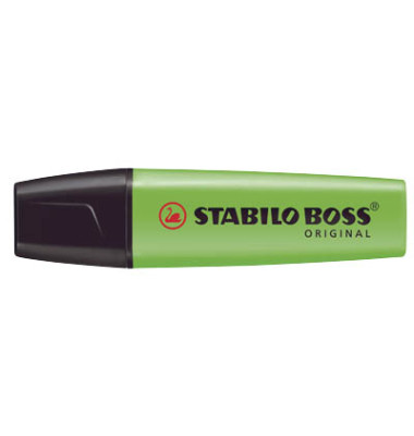 Textmarker BOSS ORIGINAL, 70/33, grün, 2-5mm Keilspitze
