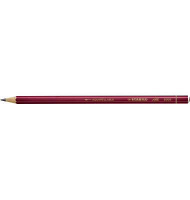 Bleistift All, 8008, rot, 3,0mm, 2B