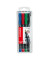 Folienstifte-Set OHPen universal, 842/4, 4-farbig sortiert, 0,7mm, Rundspitze