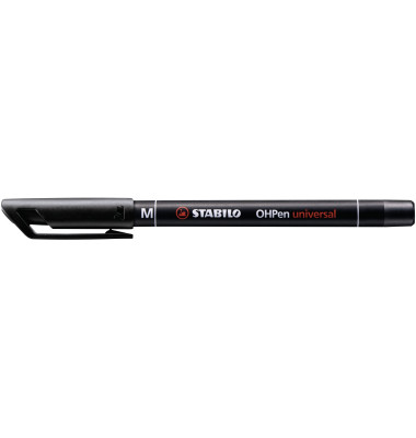 Folienstift OHPen universal, 843/46, schwarz, 1mm, Rundspitze