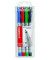 Folienstift OHPen universal 851 S farbig sortiert 0,4 mm 4er Etui non-permanent