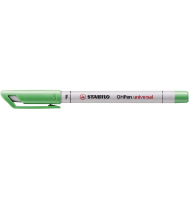 Folienstift OHPen universal, 852/36, gr&uuml;n, 0,7mm, Rundspitze
