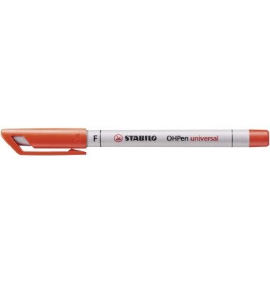 Folienstift OHPen universal, 852/40, rot, 0,7mm, Rundspitze