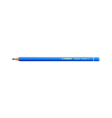 Buntstifte STABILO Original, 87/410, blau, sechskantig