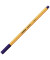 Fineliner point 88, 88/22, orange, wei&szlig;e Streifen (Schreibfarbe: nachtblau), 0,4mm