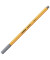 Fineliner point 88, 88/96, orange, wei&szlig;e Streifen (Schreibfarbe: dunkelgrau), 0,4mm
