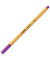 Fineliner point 88, 88/58, orange, wei&szlig;e Streifen (Schreibfarbe: lila), 0,4mm