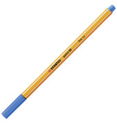 Fineliner point 88, 88/32, orange, wei&szlig;e Streifen (Schreibfarbe: mittelblau), 0,4mm