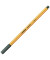 Fineliner point 88, 88/63, orange, wei&szlig;e Streifen (Schreibfarbe: olivgr&uuml;n), 0,4mm