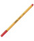 Fineliner point 88, 88/40, orange, wei&szlig;e Streifen (Schreibfarbe: rot), 0,4mm