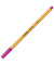 Fineliner point 88, 88/56, orange, wei&szlig;e Streifen (Schreibfarbe: rosa), 0,4mm