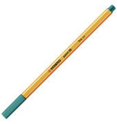 Fineliner point 88, 88/51, orange, wei&szlig;e Streifen (Schreibfarbe: t&uuml;rkis), 0,4mm