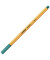 Fineliner point 88, 88/51, orange, wei&szlig;e Streifen (Schreibfarbe: t&uuml;rkis), 0,4mm