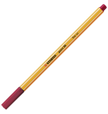 Fineliner Point 88 weinrot 0,4 mm