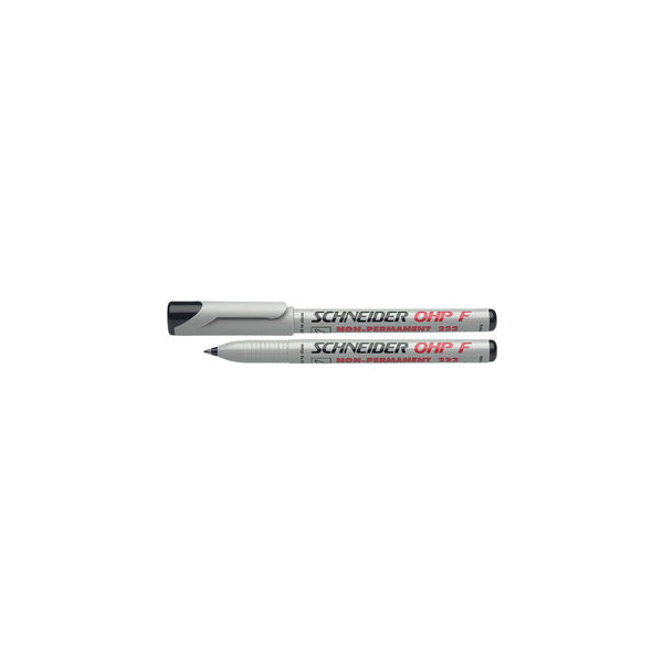 10 Stück Schneider Folienstift OHP 223 F schwarz 0,7 mm non-permanent 4004675002525 Schneider