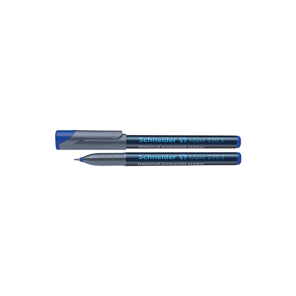 10 Stück Schneider Folienstift Maxx, SN112403, blau, 0,4mm, Rundspitze 4004675002044 Schneider