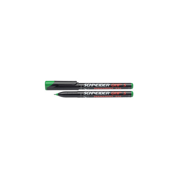 10 Stück Schneider Folienstift Maxx, SN112404, grün, 0,4mm, Rundspitze 4004675002075 Schneider