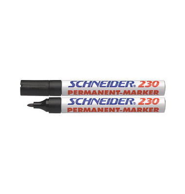 Permanentmarker Maxx 230 schwarz 1-3mm Rundspitze