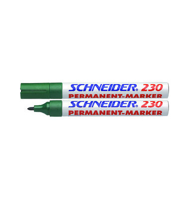 Permanentmarker Maxx 230 grün 1-3 mm Rundspitze