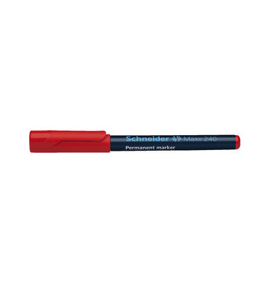 Permanentmarker Maxx 240 rot 1-2mm Rundspitze