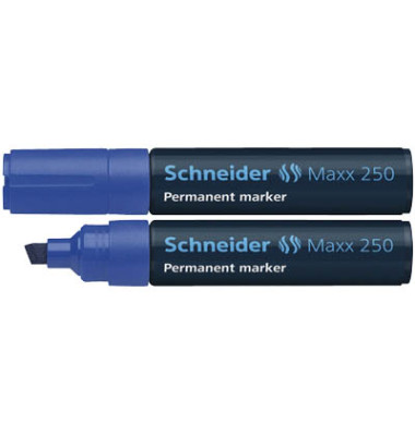 Permanentmarker Maxx 250, SN125003, blau, 2-7mm Keilspitze