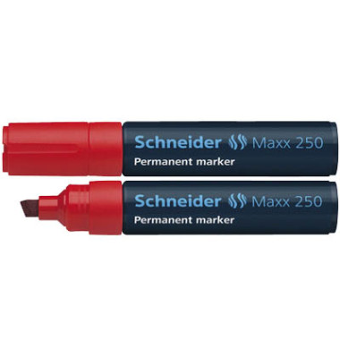 Permanentmarker Maxx 250, SN125002, rot, 2-7mm Keilspitze