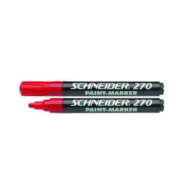 Lackmarker Maxx 270, 127002, Stift, rot, 1-3mm Rundspitze Lackmarker Maxx 270, 127002, Stift, rot, 1-3mm Rundspitze