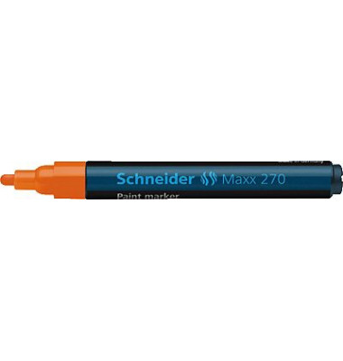 Lackmarker Maxx 270, SN127006, Stift, orange, 1-3mm Rundspitze