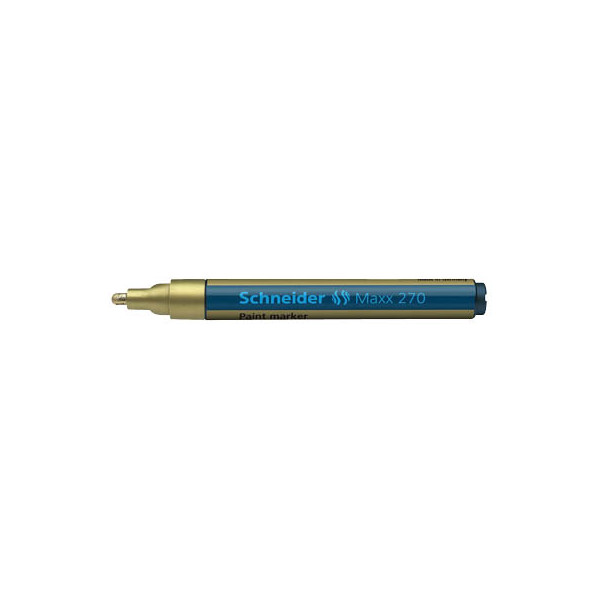 4004675009456 - Lackmarker Maxx 270 SN127053 Stift gold 1-3mm Rundspitze 4004675009456 Schneider
