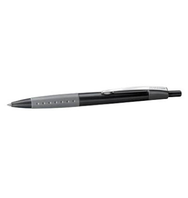 Kugelschreiber LOOX 135501, schwarz, M, nachf&uuml;llbar