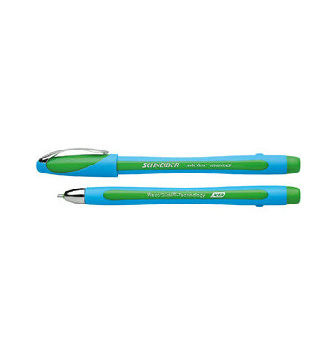Slider memo XB hellblau/grün Kugelschreiber 1,4mm
