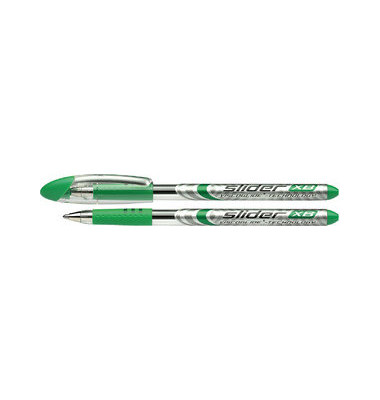 Kugelschreiber Slider Basic 151204, gr&uuml;n, 0,7mm, Einweg