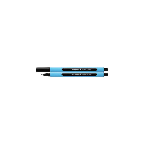 4004675075840 - - Kugelschreiber Slider Edge 07mm schwarz dokumentenecht Farbe des Schaftes cyan schwarz