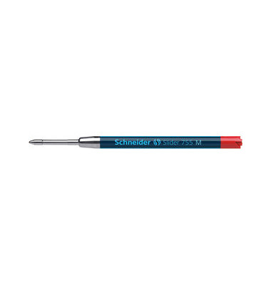 Kugelschreibermine Slider 755 50-175602, rot, 0,5mm, Gro&szlig;raummine