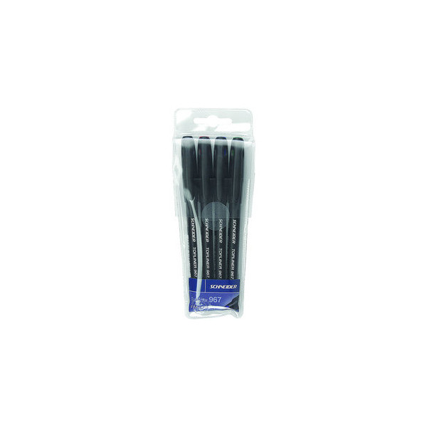 4004675040664 - Fineliner TOPLINER 967 4er-Etui 04 mm 4004675040664 Schneider
