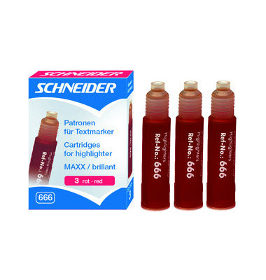 Textmarker-Nachfülltinte Maxx Eco 666, SN6662, rot