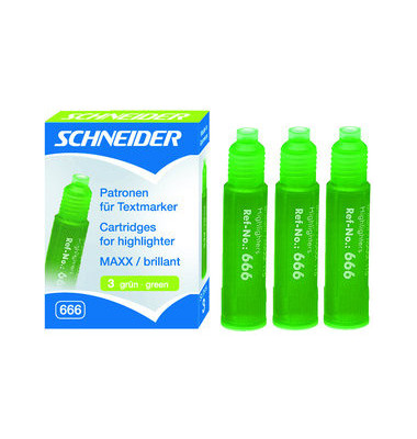 Textmarker-Nachfülltinte Maxx Eco 666, SN6664, grün