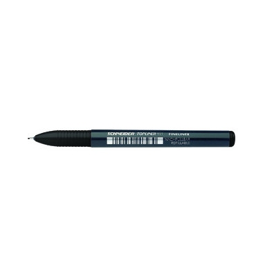 Fineliner Topliner 911, SN9111, schwarz (Schreibfarbe: schwarz), 0,4mm
