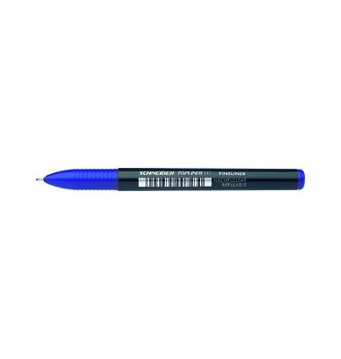 Fineliner Top Liner 911 nachf&uuml;llbar blau 0,4 mm 