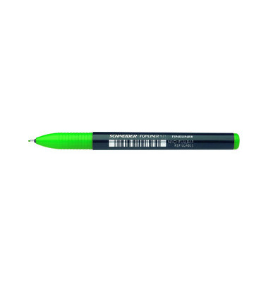 Fineliner Top Liner 911 nachf&uuml;llbar gr&uuml;n 0,4 mm  