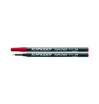 Fineliner-Mine TOPLINER 970, rot, 0,4 mm, 