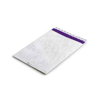 Versandtaschen Tyvek Pocket 00011784, B4, ohne Fenster, haftklebend, 55g, weiß
