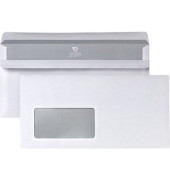 Briefumschläge Din Lang mit Fenster selbstklebend 75g weiß 25 Stück