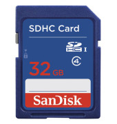 Speicherkarte SDSDB-032G-B35, SDHC, Class 4, bis 4 MB/s, 32 GB