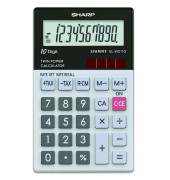 Taschenrechner EL-W211G 10-stellig hellgrau