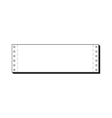 Endlospapier 03241, blanko, 1-fach, 3 Zoll x 240 mm, 4000 Blatt